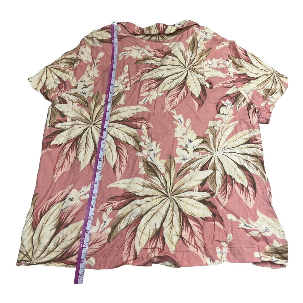 Islander Hawaiian Floral Button Down Shirt Men’s Size XL - Picture 6 of 8